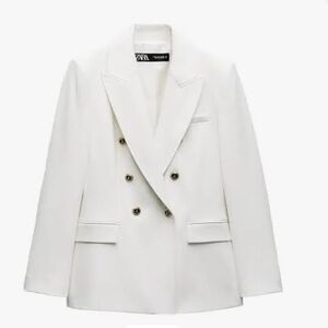 Zara Women's Elegant White Blazer
